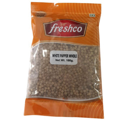 White Pepper Whole 100g - Freshco