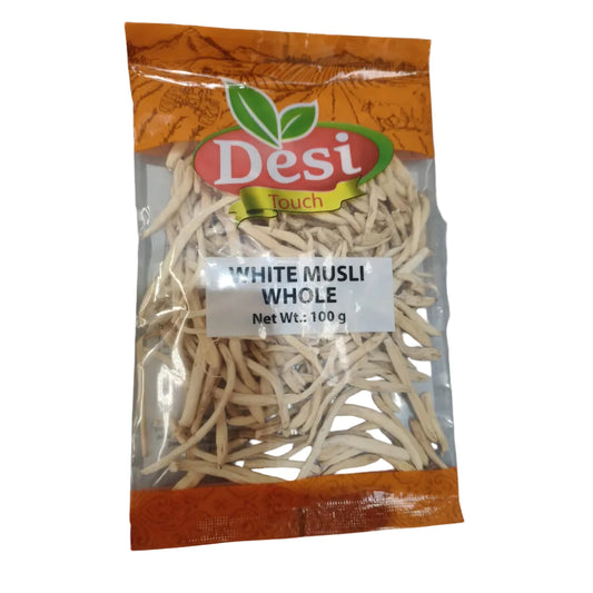 White Musli Whole 100g  - Desi Touch