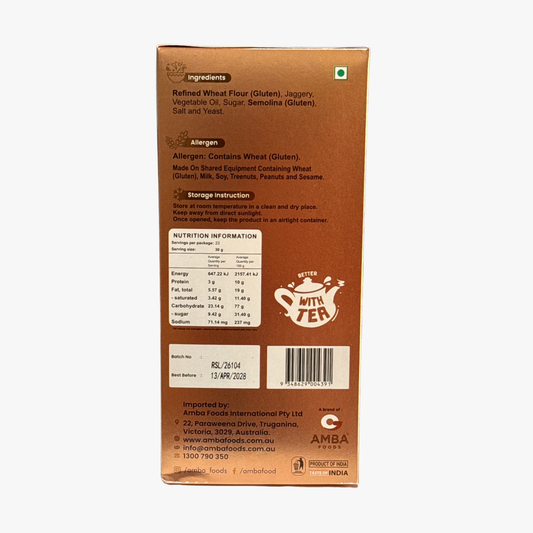 Wirsa Gur Rusk (Jaggery Rusk) 700g 