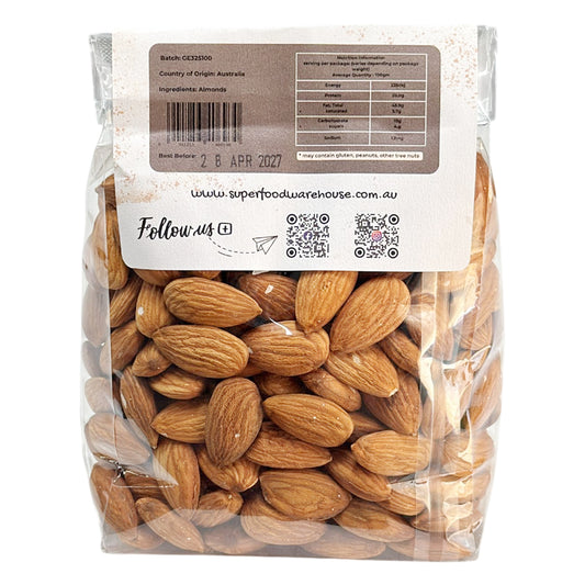 Natural Almonds 100% Natural 400g - Super Food