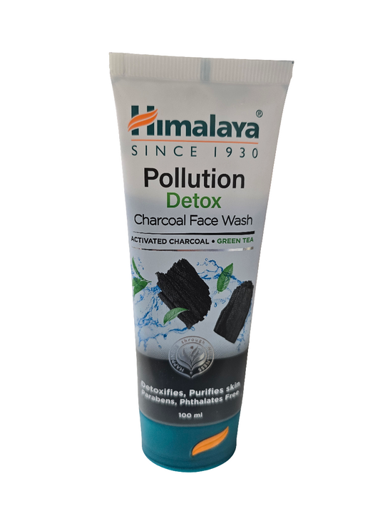 Pollution Detox Charcoal Face Wash 100ml - Himalaya