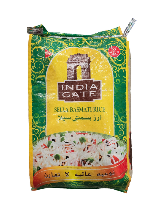 Basmati Rice Sella Basmati 20kg - India Gate