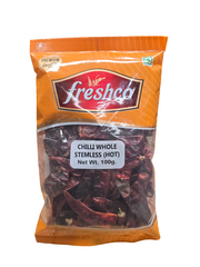 Chilli Whole Stemless (Hot) 100g - Freshco