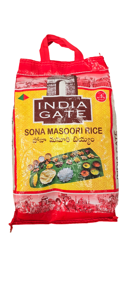 Sona Masoori Rice 5kg- India Gate