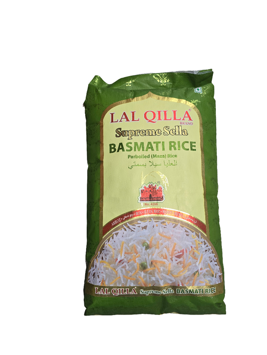 Supreme Sella Basmati Rice (parboiled) 20kg - Lal Qilla