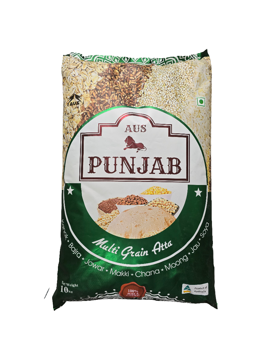 Multigrain Atta (Wheat Flour) 10kg - Aus Punjab