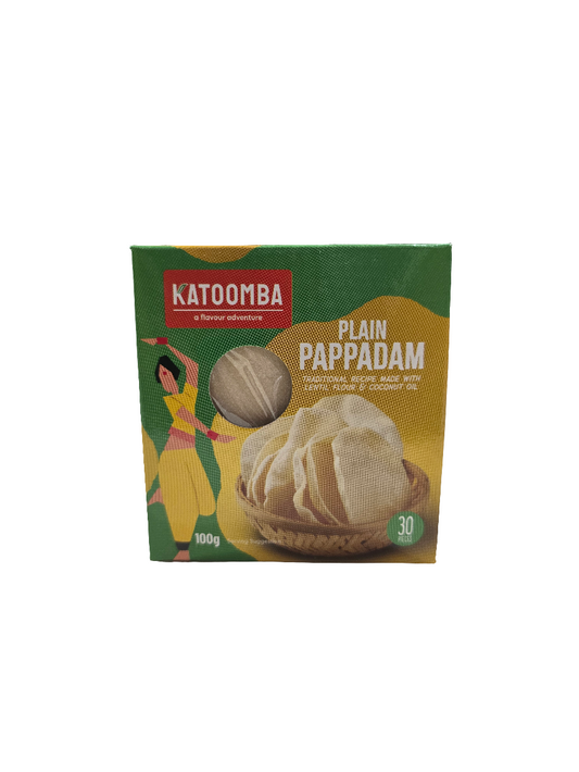 Plain Pappadam 100g - Katoomba