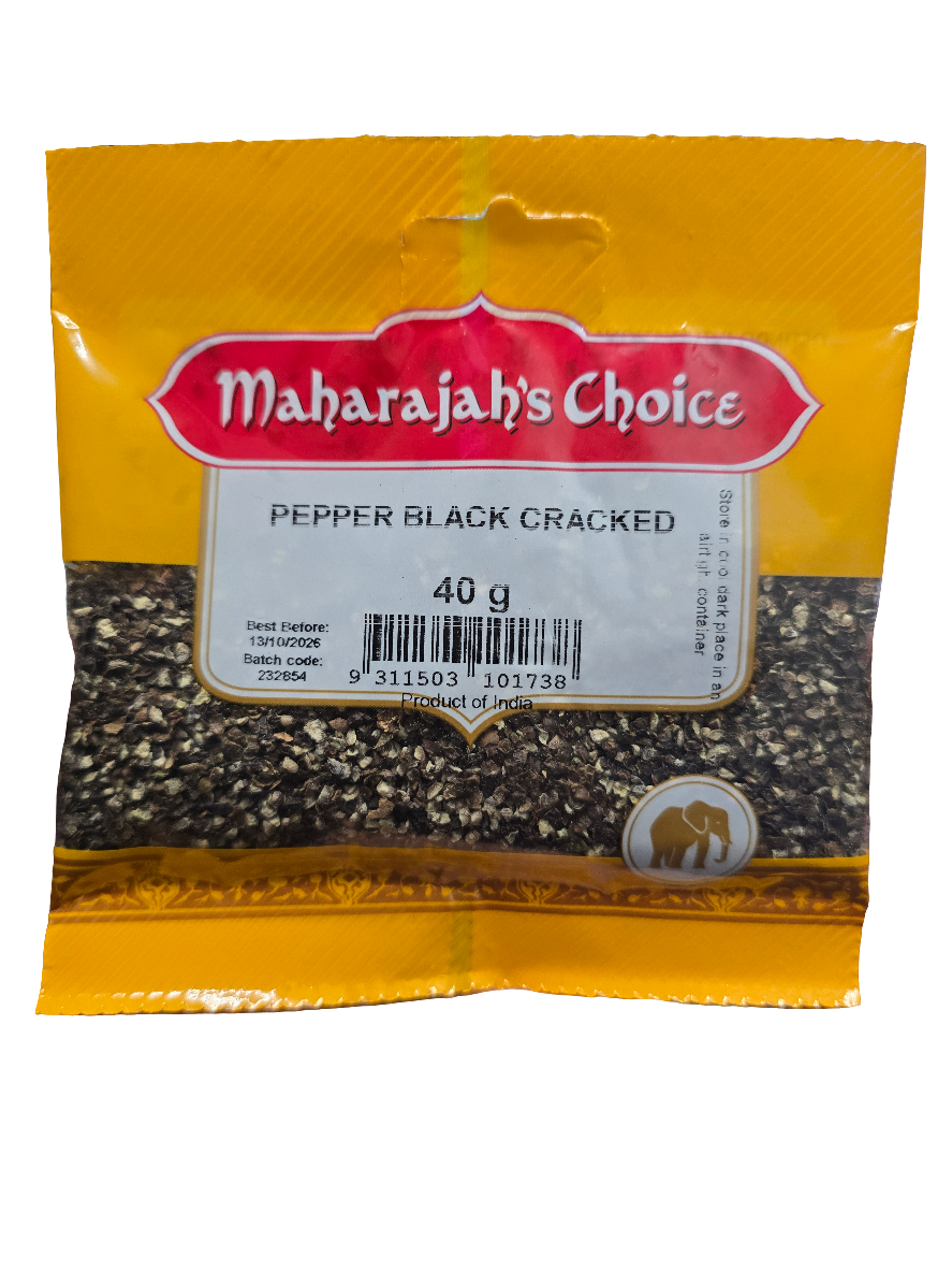 Pepper Black Cracked 40g- Maharaja Choice