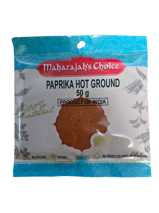 Paprika Hot Ground 50g- Maharaja Choice