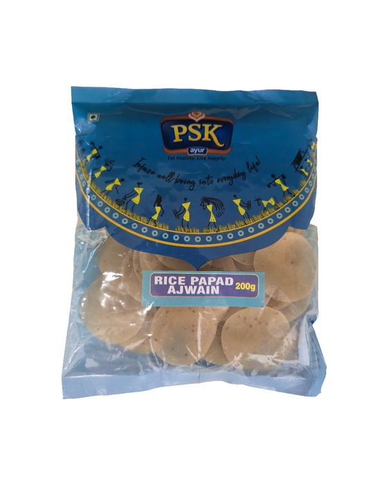 Rice Papad Ajwain 200g - PSK