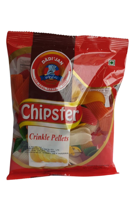 Potato Chipster  (Crinkle Shape)100g- Dadi Jan