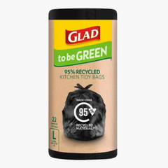 Recycled Kitchen Tidy Bags Large 22 pack - Glad To Be