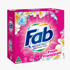 Laundry Powder Frangipani Top & Front 1kg - FAB