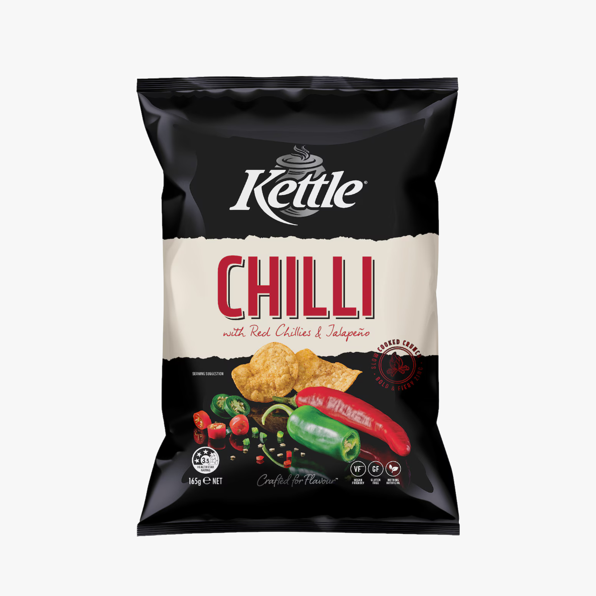 Chilli Potato Chips 165 gram - Kettle