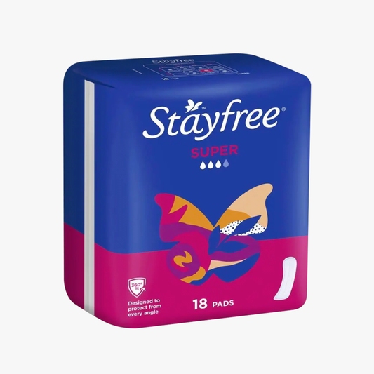 Super Sanitary Pads 18 Pack - Stayfree