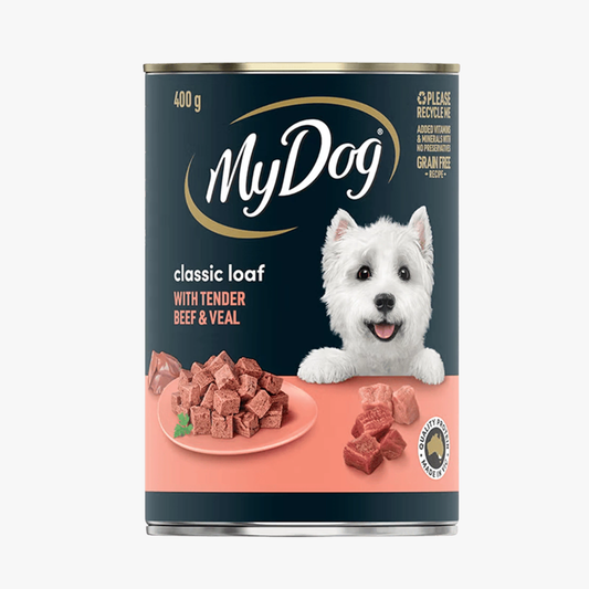 Classic Loaf With Tender Beef & Veal 400g - My Dog
