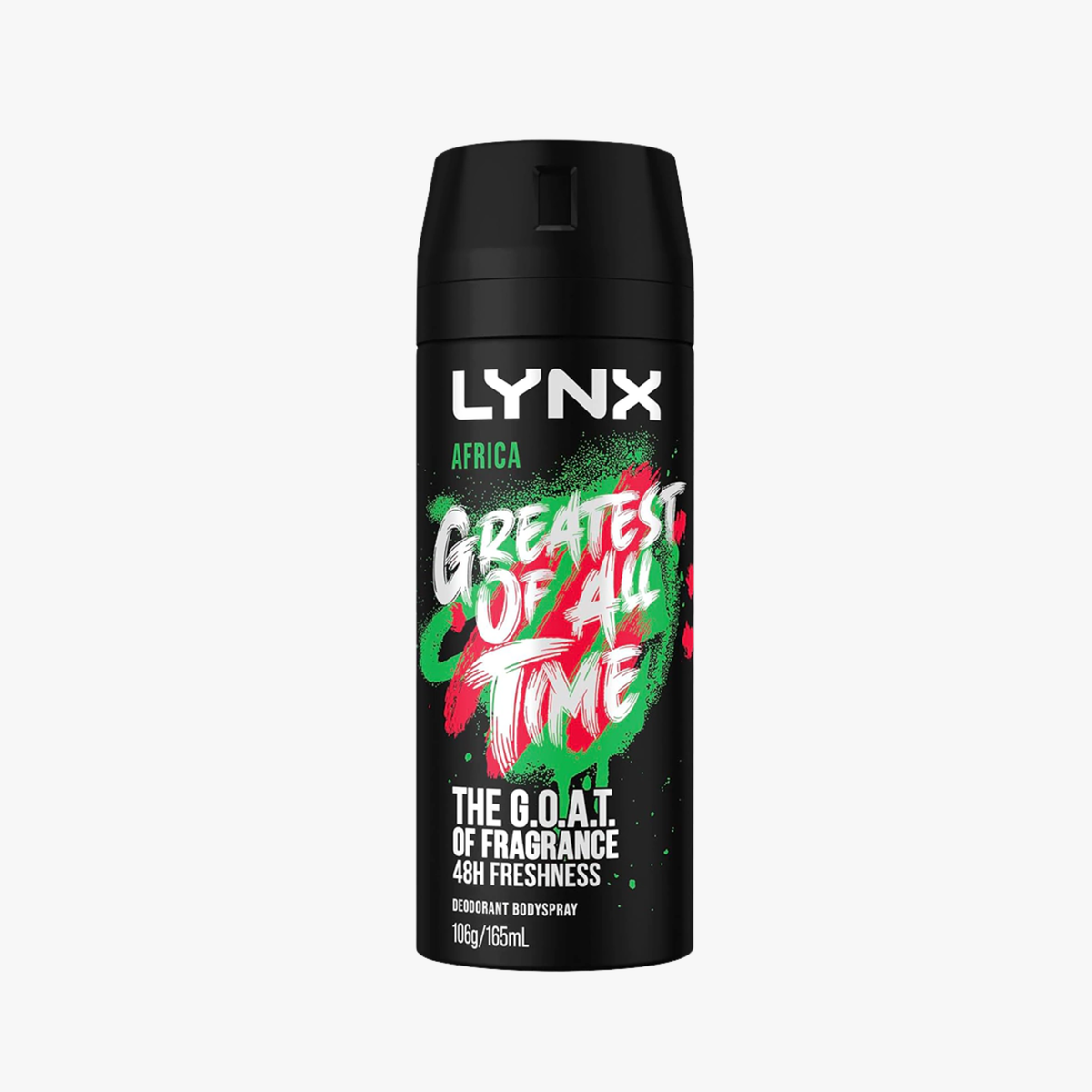 Deodorant Body Spray 72hr Antiperspirant Africa 165ml - Lynx