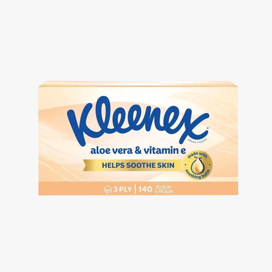 Facial Tissues Extra Care Aloe Vera 140 Sheets 1 Pack - Kleenex