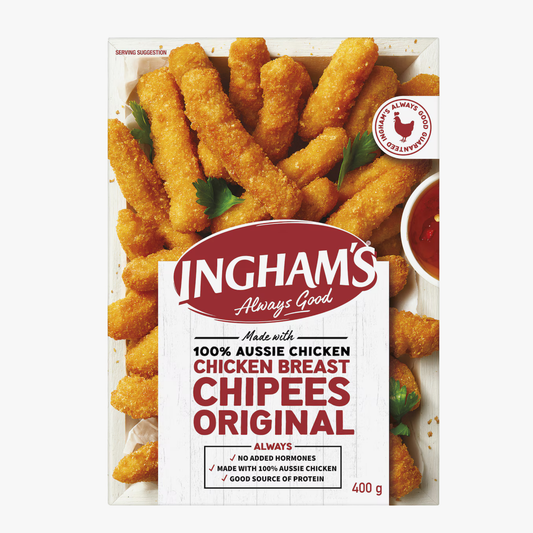 Chicken Breast Chipees Original 400g - Ingham'S