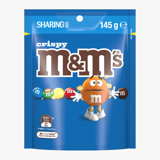 Crispy Milk Chocolate Snack & Share Bag 145g - M&M'S