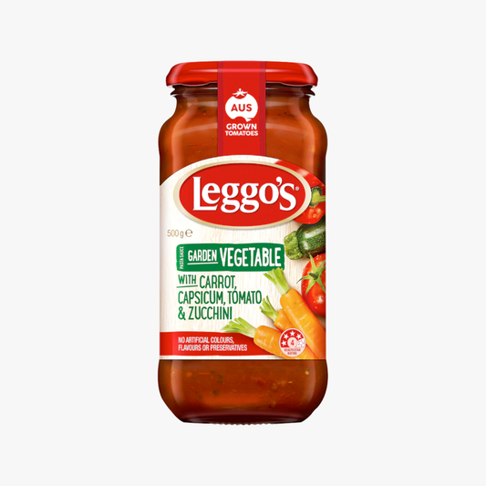Garden Vegetable Pasta Sauce Jar 500g - Leggos