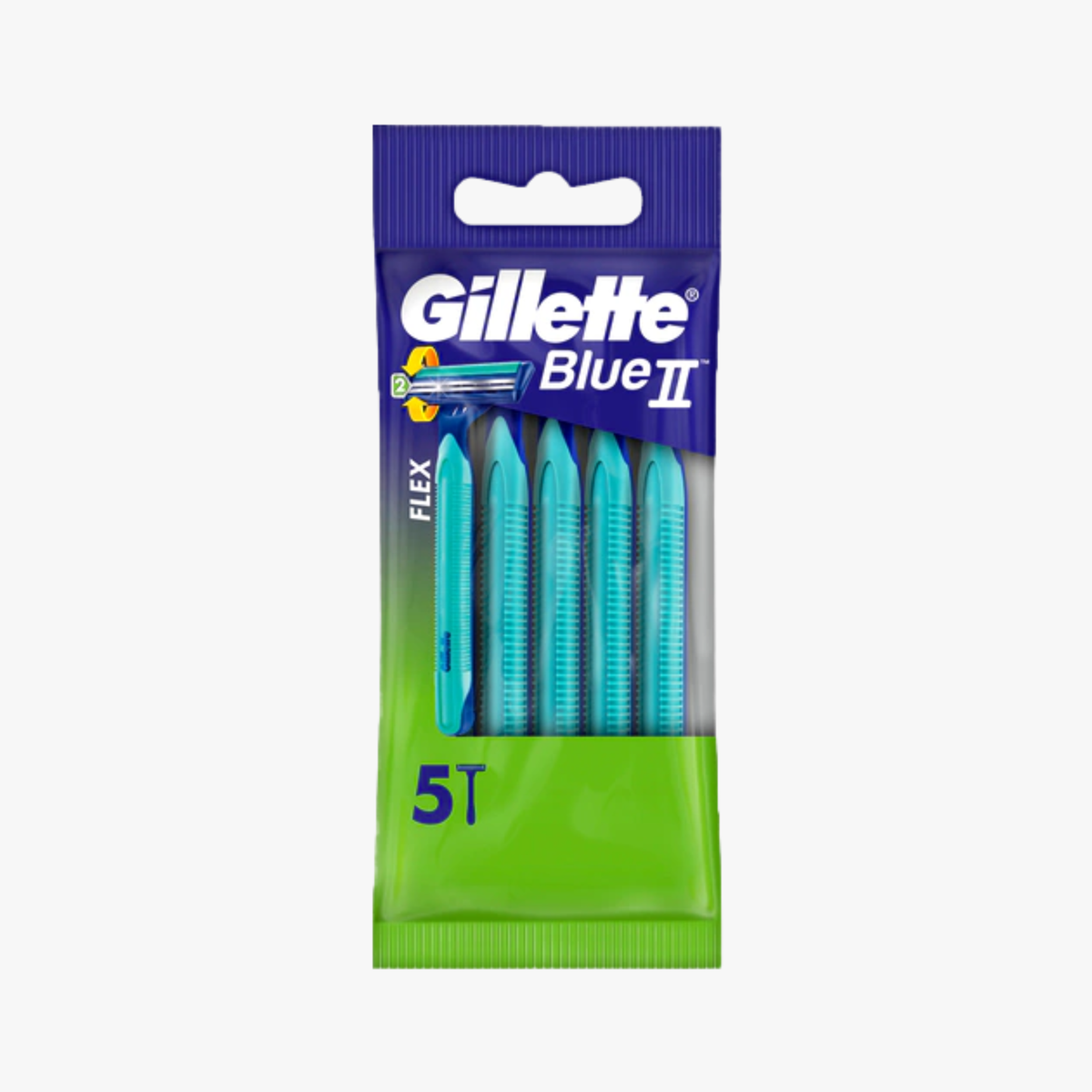Blue Ii Plus Disposable Razors 5 Pack - Gillette