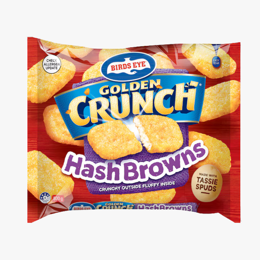 Eye Golden Crunch Potato Hash Browns 800g - Birds