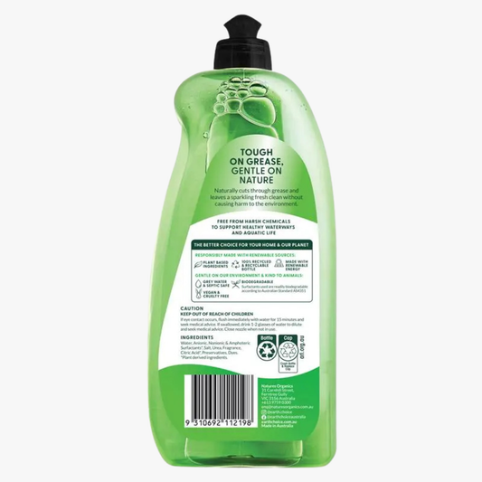 Dish Wash Concentrate Liquid Green Tea & Lime 900 ml - Earth Choice
