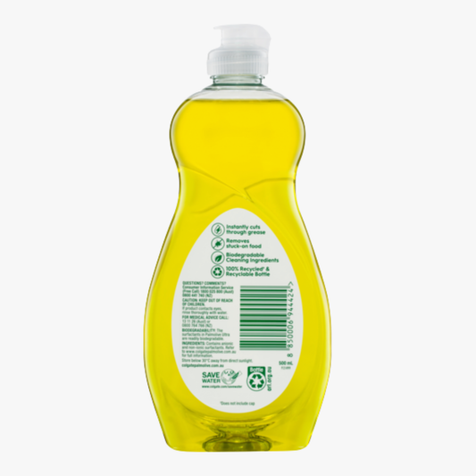 Ultra Strength Concentrate Antibacterial Dishwashing Liquid Lemon 500mL - Palmolive