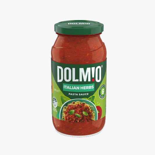 Extra Italian Herbs Tomato Pasta Sauce Jar 500g - Dolmio