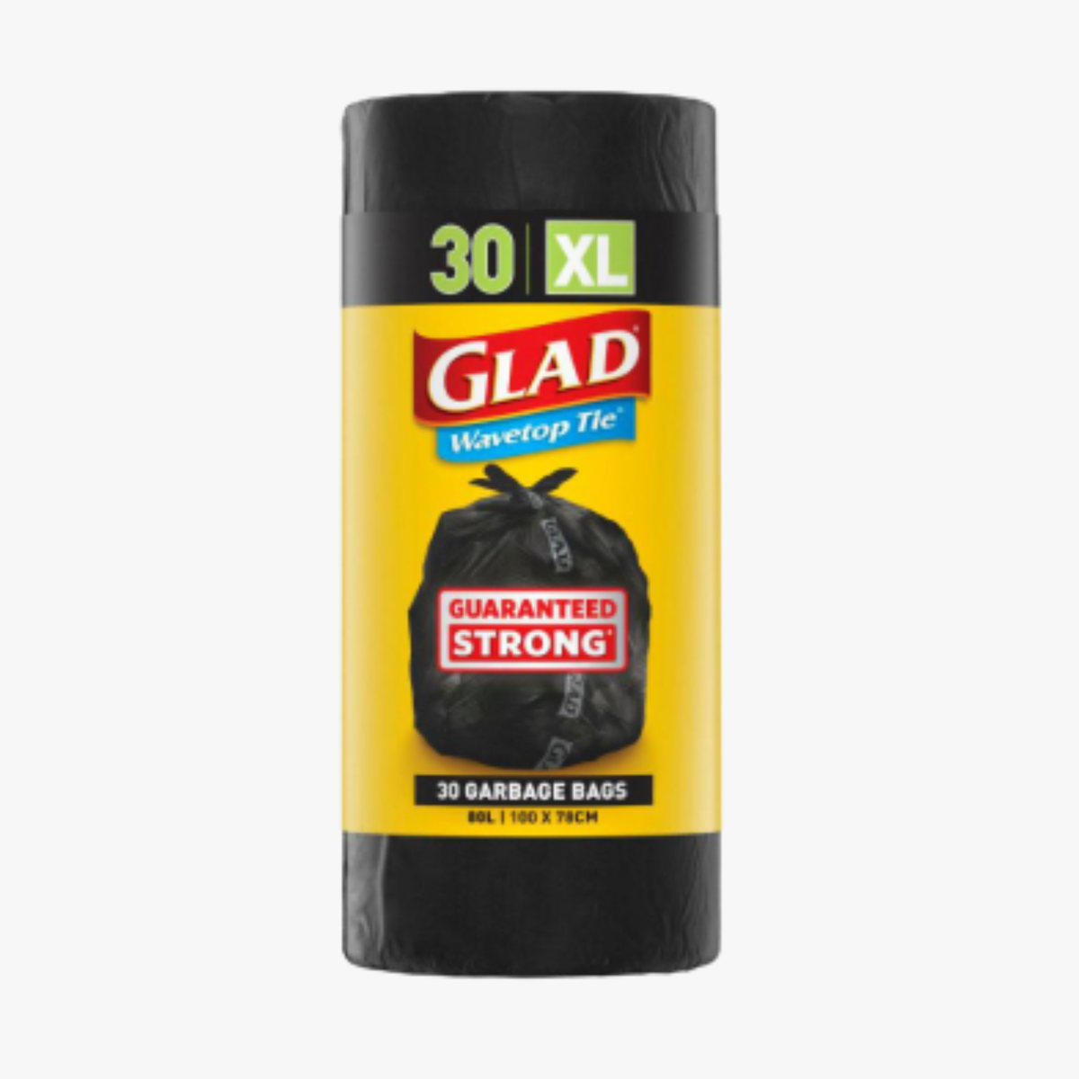 Garbage Bag Wavetop Tie XL 30 pack - Glad