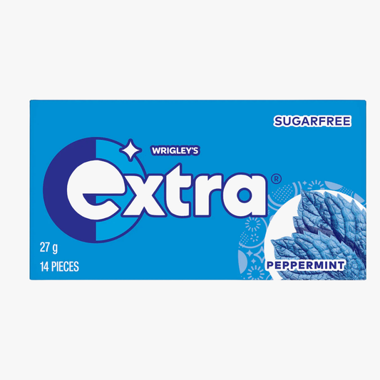 Peppermint Sugar Free Chewing Gum 27g - Extra