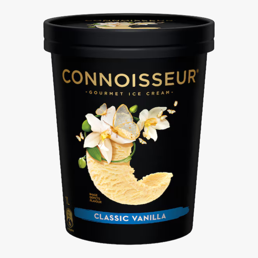 Classic Vanilla Ice Cream 1l - Connoisseur