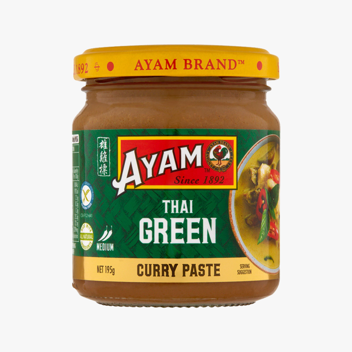 Thai Green Curry Paste 195g - Ayam