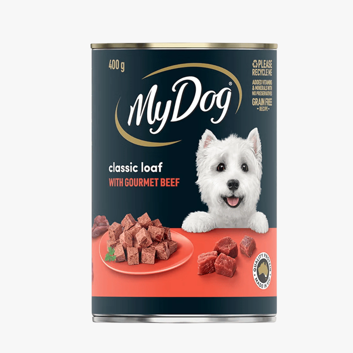 Classic Loaf With Gourmet Beef 400g - My Dog