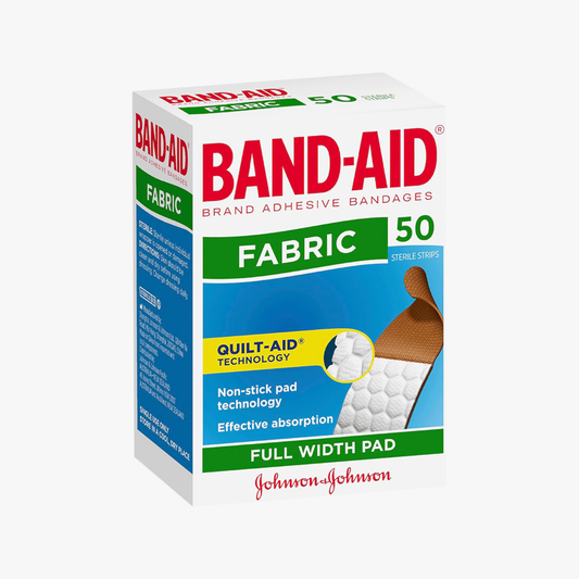 Band Aid Fabric 50 Pack - Johnson & Johnson