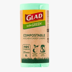 Green Composite Kitchen Liners Mini 25 pack - Glad To Be