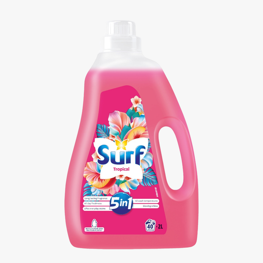 Laundry Liquid Detergent Tropical 40 Washes (2L) - Surf