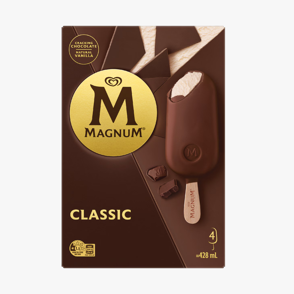 Classic Ice Cream (4 Pack) 428ml - Magnum