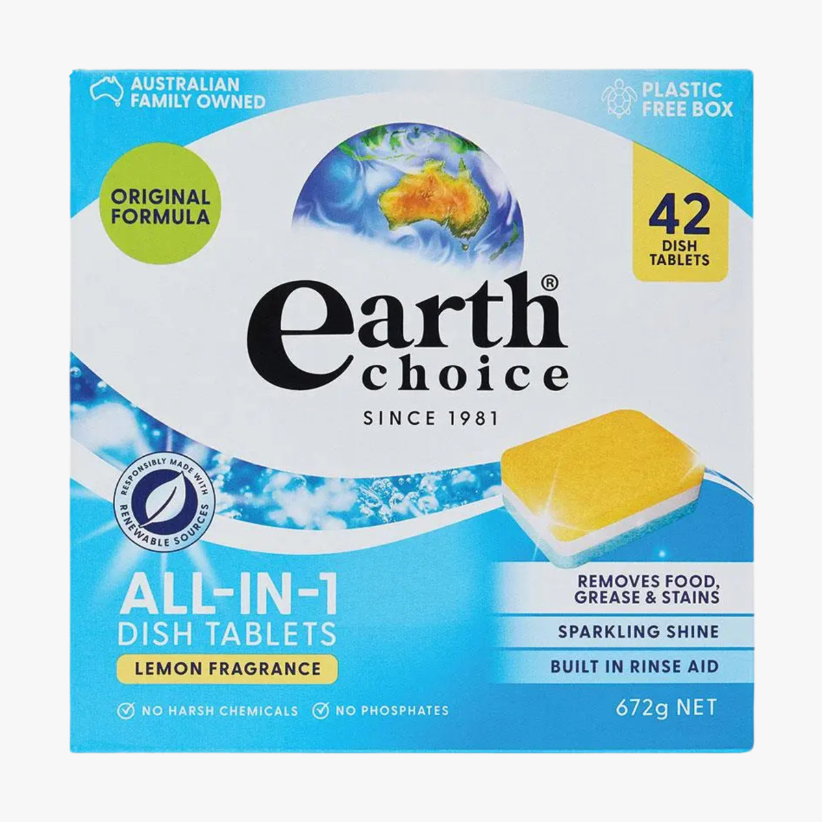 All In One Original Dishwasher Tablets 42 pack - Earth Choice