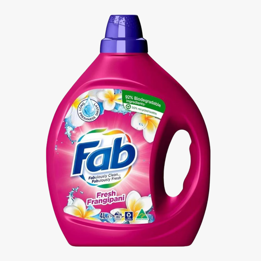 Frangipani Laundry Liquid 4L - Fab