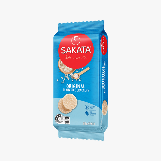 Rice Crackers Plain Original 90g - Sakata