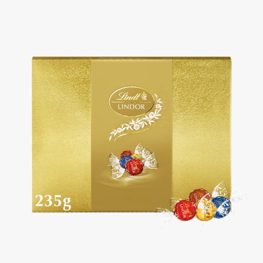 Lindor Assorted Chocolate Balls Gift Box 235g - Lindt