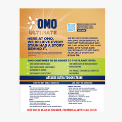 Ultimate Laundry Detergent Washing Powder 40 Washes (2 kg) - OMO