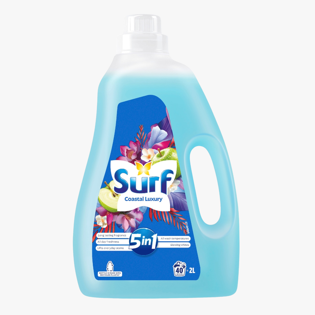 Laundry Liquid Detergent Coastal Luxury 40 Washes (2L) - Surf