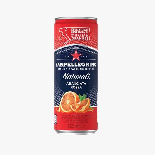 Aranciata Rossa Cans 330ml - Sanpellegrino