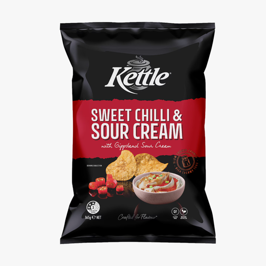 Sweet Chilli & Sour Cream Potato Chips 165 gram - Kettle