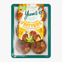 Sweet Corn Fritters 6 Pack 260g - Yumi's