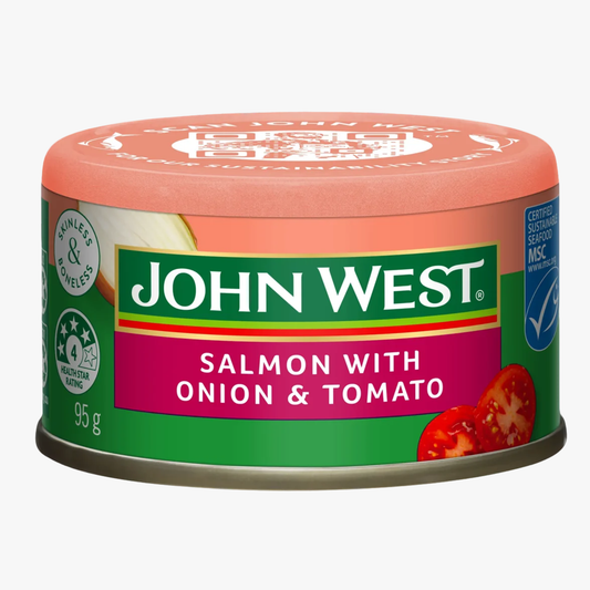 Salmon Tempters Onion Tomato 95g - John West