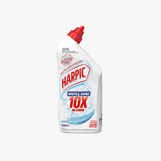 White & Shine Fresh Toilet Cleaner 450ml - Harpic
